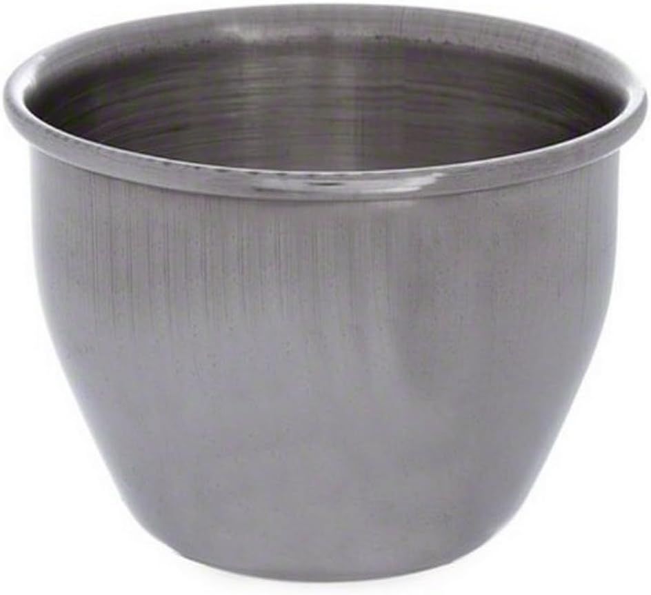 8 oz Silver Stainless Steel Round Sauce Cup