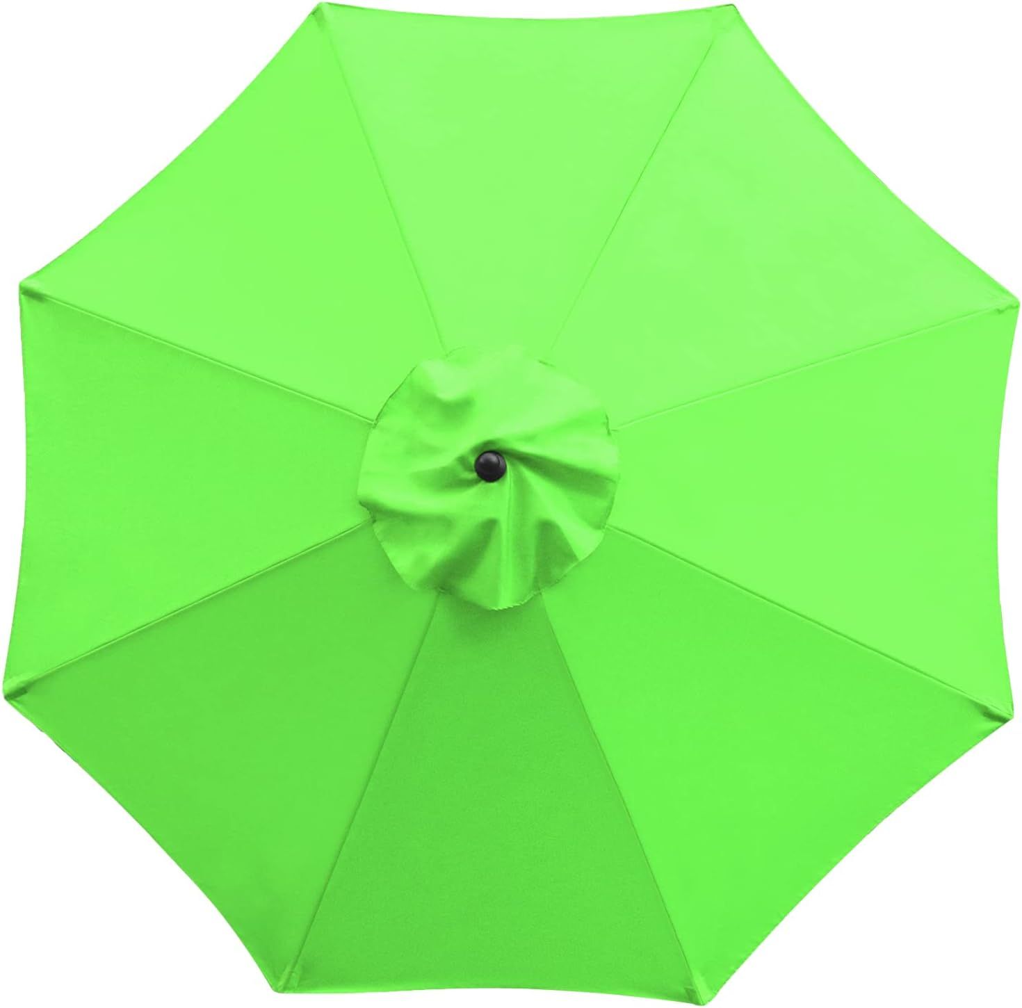 9 ft. Grass Green Polyester Cantilever Patio Umbrella Canopy