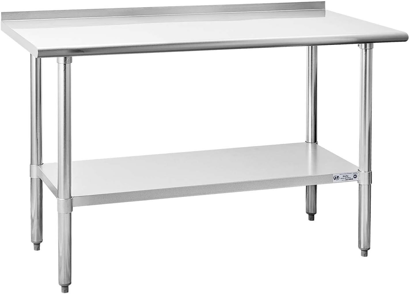 Stainless Steel 24 x 60 Inch Prep and Work Table with Undershelf