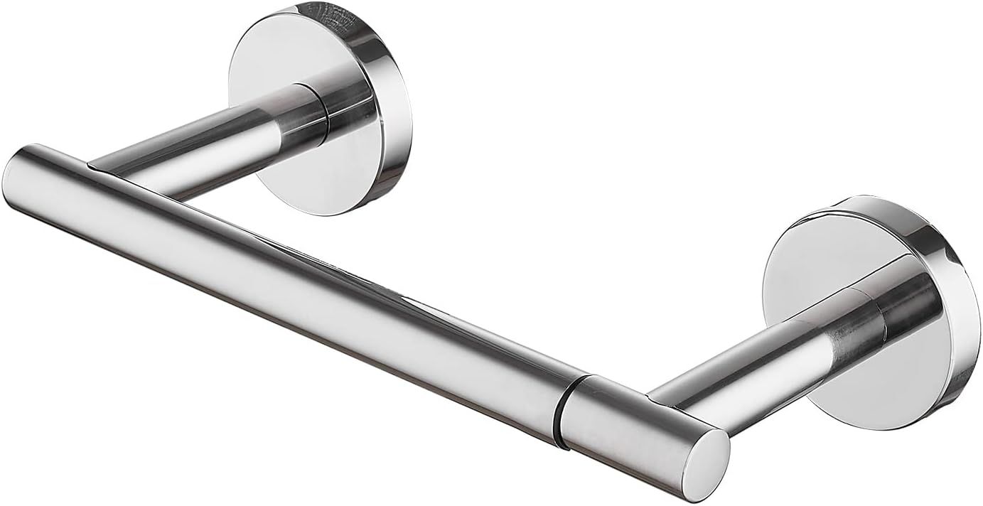 Polished Chrome Stainless Steel Wall Mounted Toilet Paper Holder