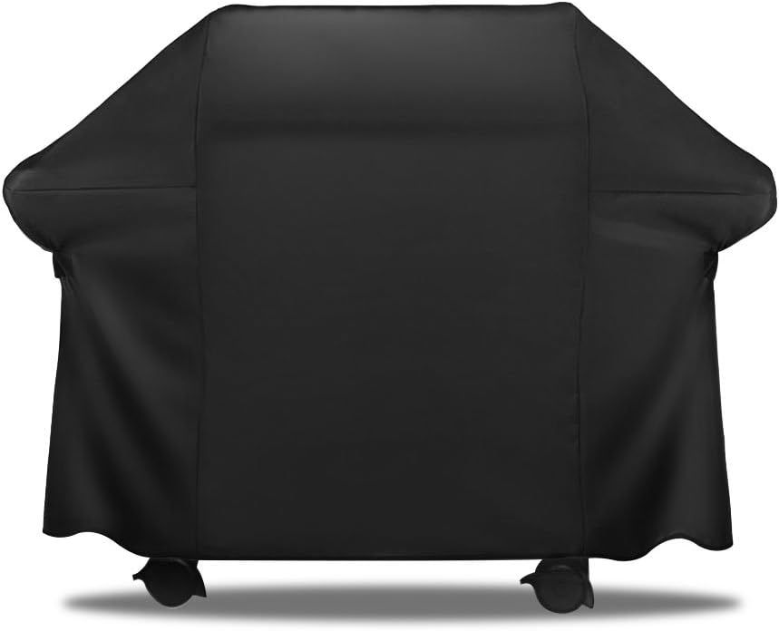 Heavy Duty Black Waterproof BBQ Grill Cover