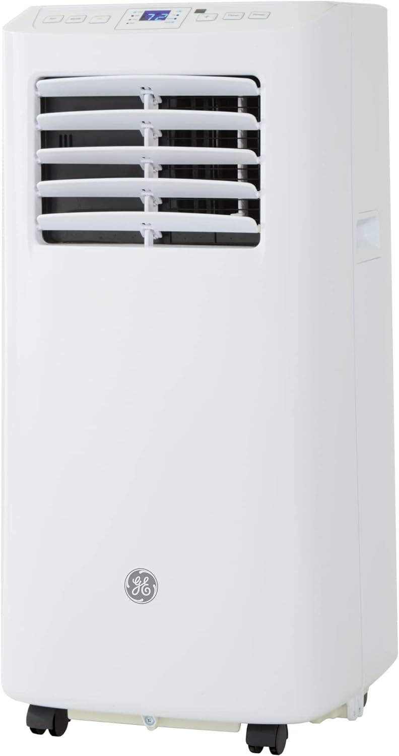 White 5,100 BTU Portable Air Conditioner with Remote and Dehumidifier