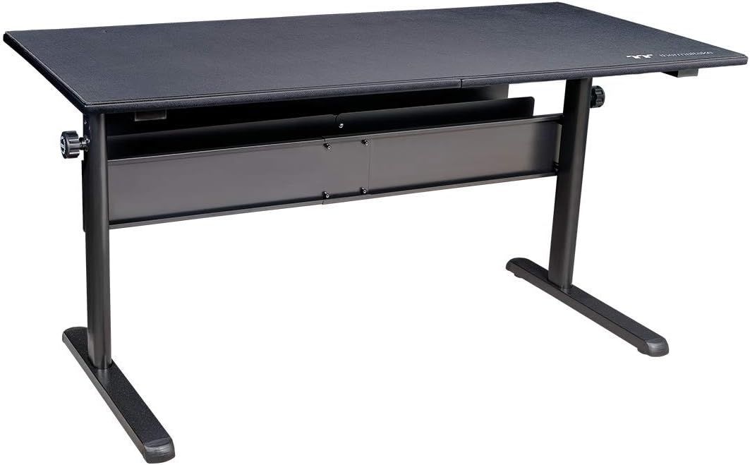 Black Adjustable Steel Gaming Standing Desk Converter