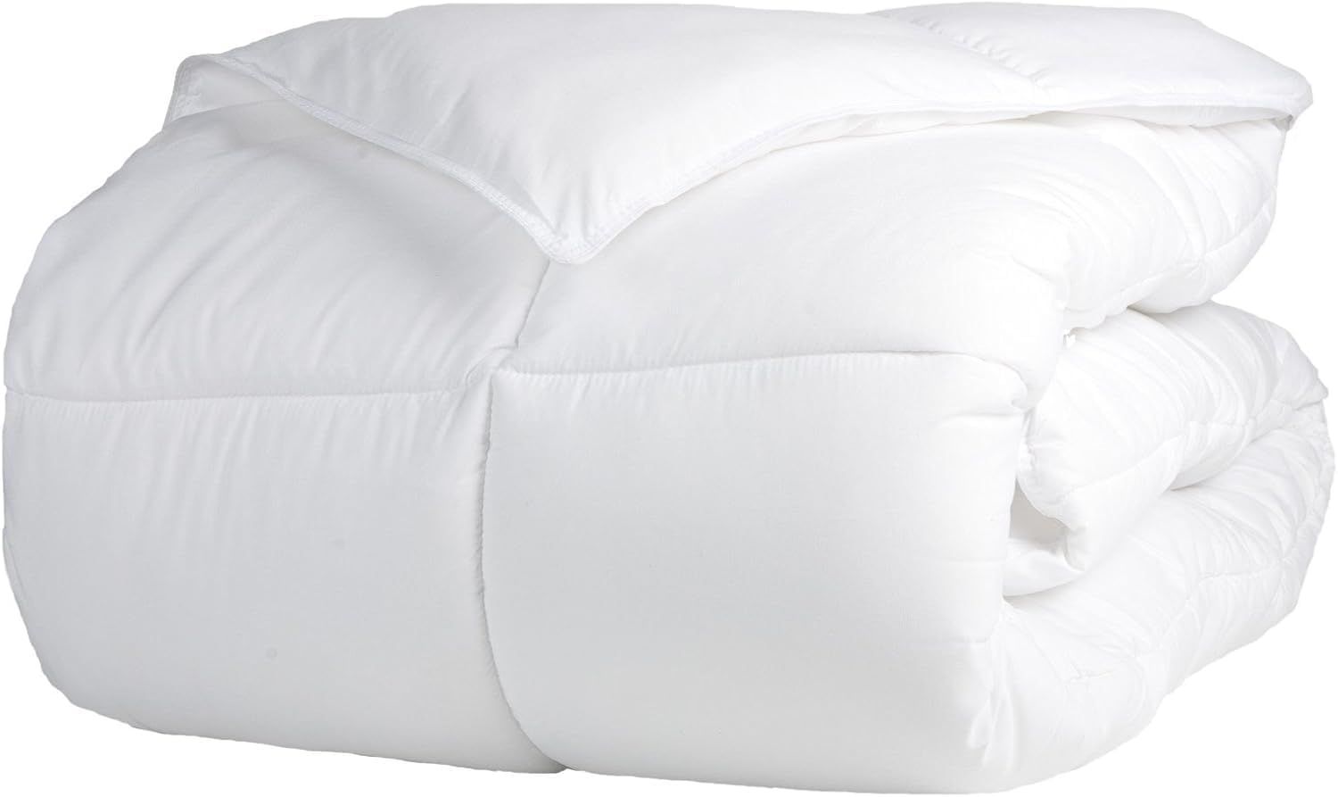 White Queen Brushed Microfiber Down Alternative Comforter