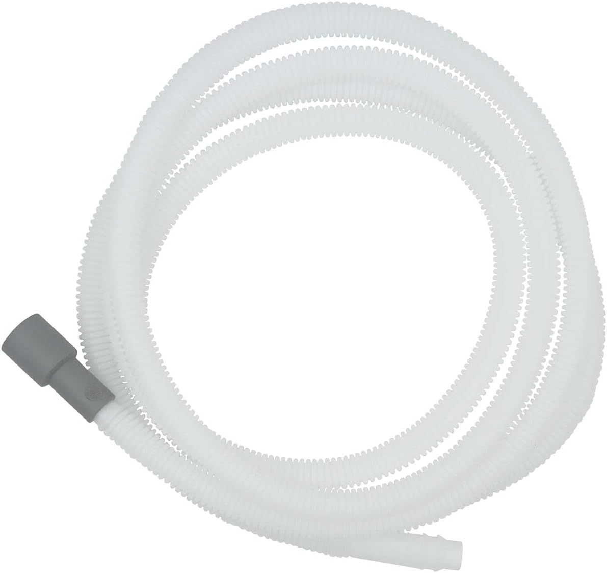 Universal White Dishwasher Drain Hose Extension, 6 Feet