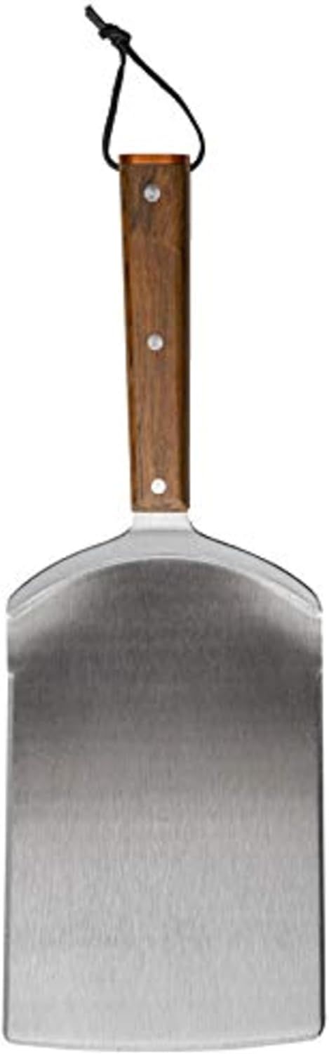 XXL Stainless Steel BBQ Grilling Spatula with Wooden Handle