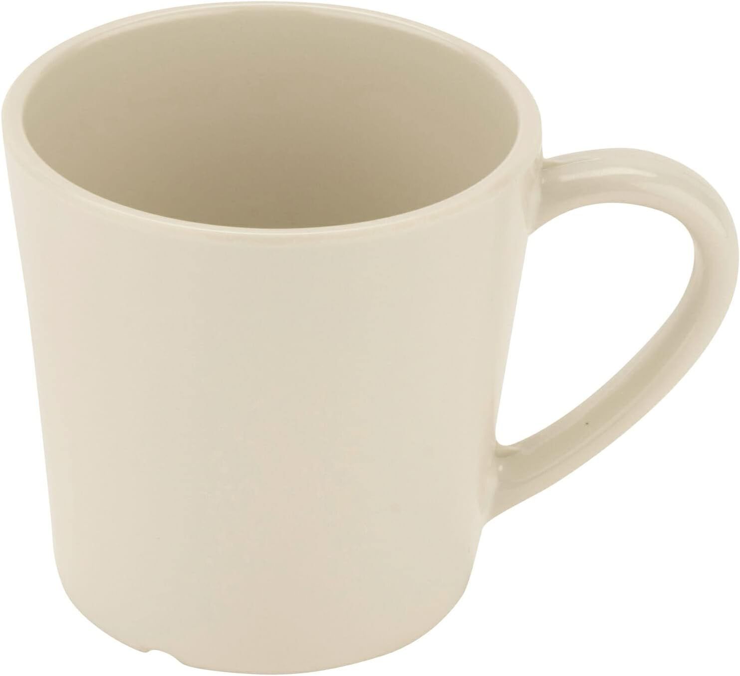 Ivory Plastic 8-Ounce Coffee Mug Set of 12