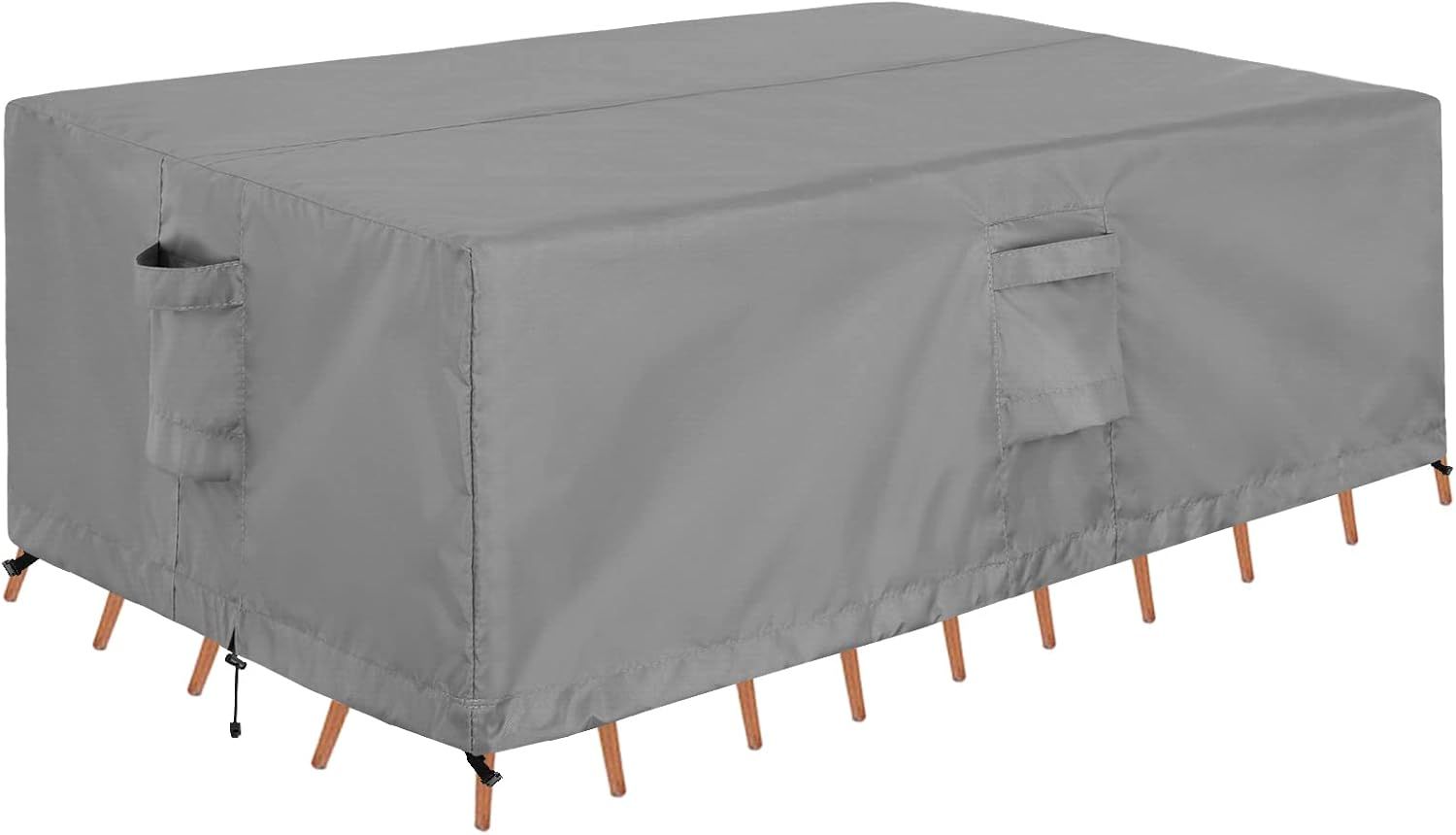 Gray Waterproof 90'' Outdoor Patio Furniture Cover