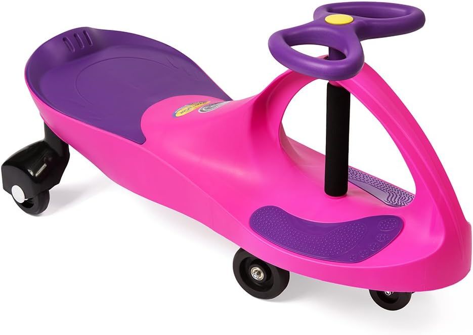 Pink and Purple Kid-Powered Ride-On Toy