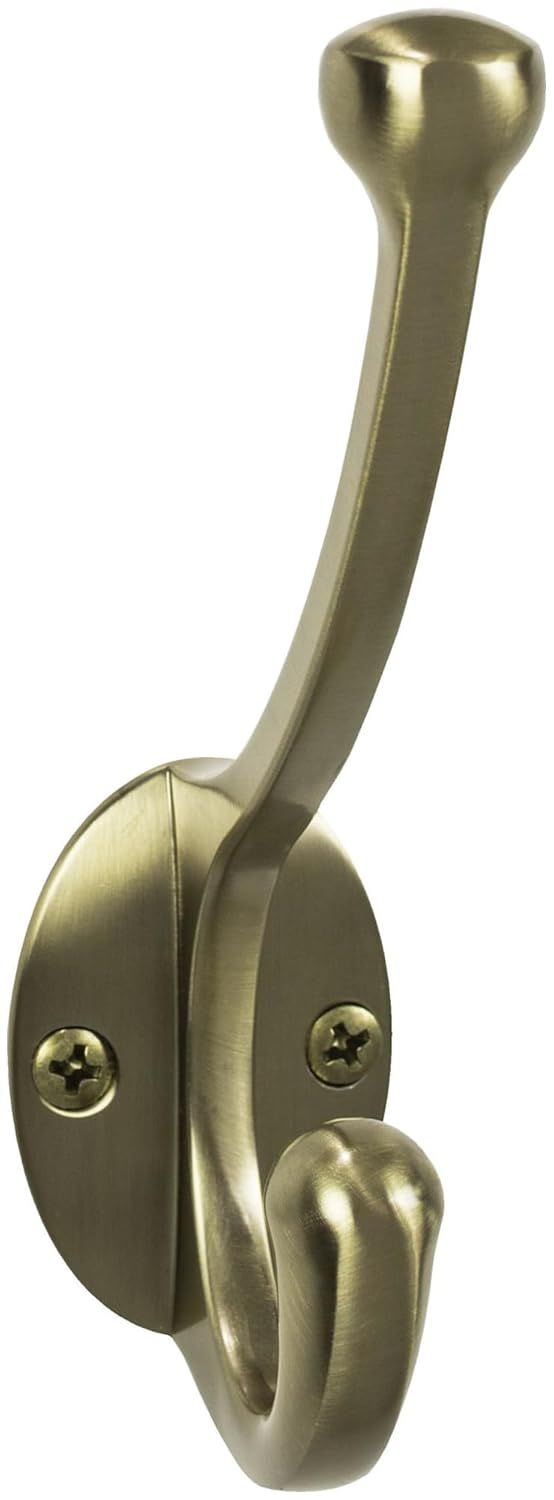 Honey Bronze Wall Mount Double Robe Hook
