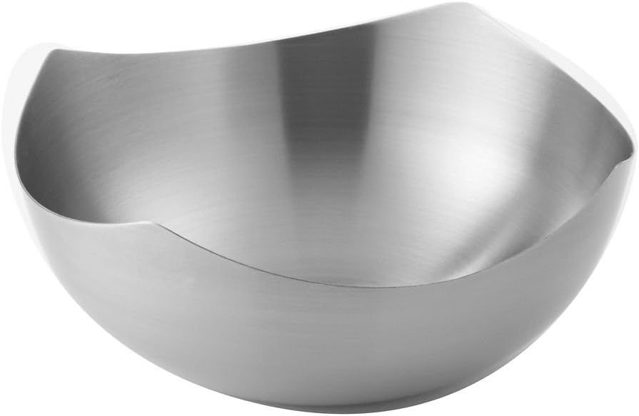 Silver Stainless Steel 40-Ounce Squound Serving Bowl