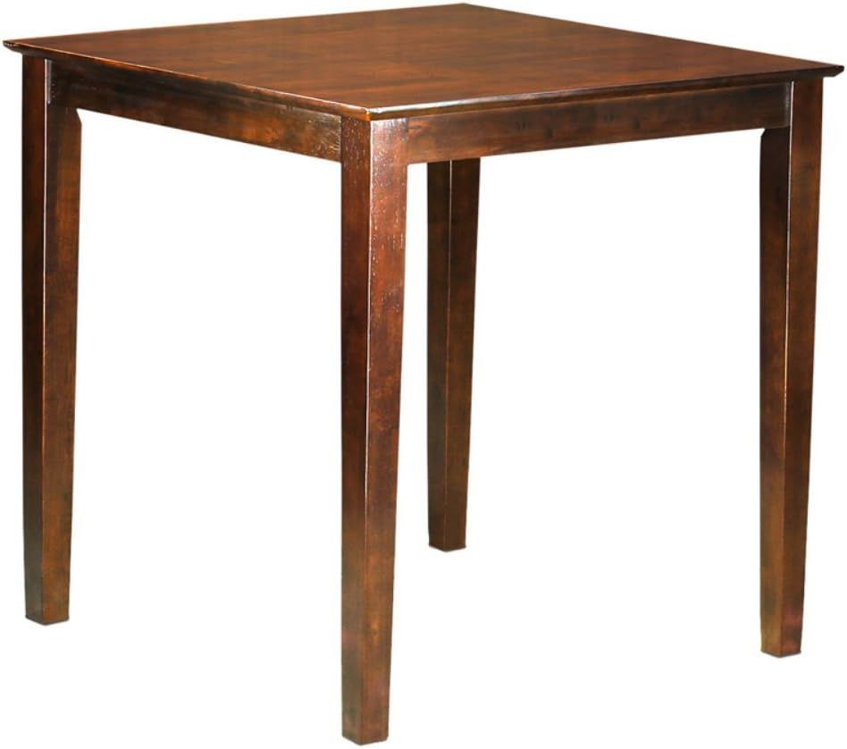 Mahogany Square Extendable Counter Height Table