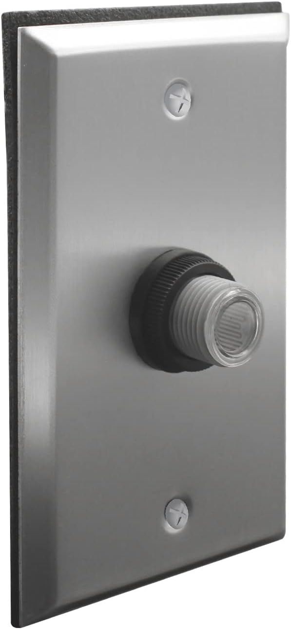 Silver Outdoor Wall Mounted Photocontrol with Dusk to Dawn Sensor