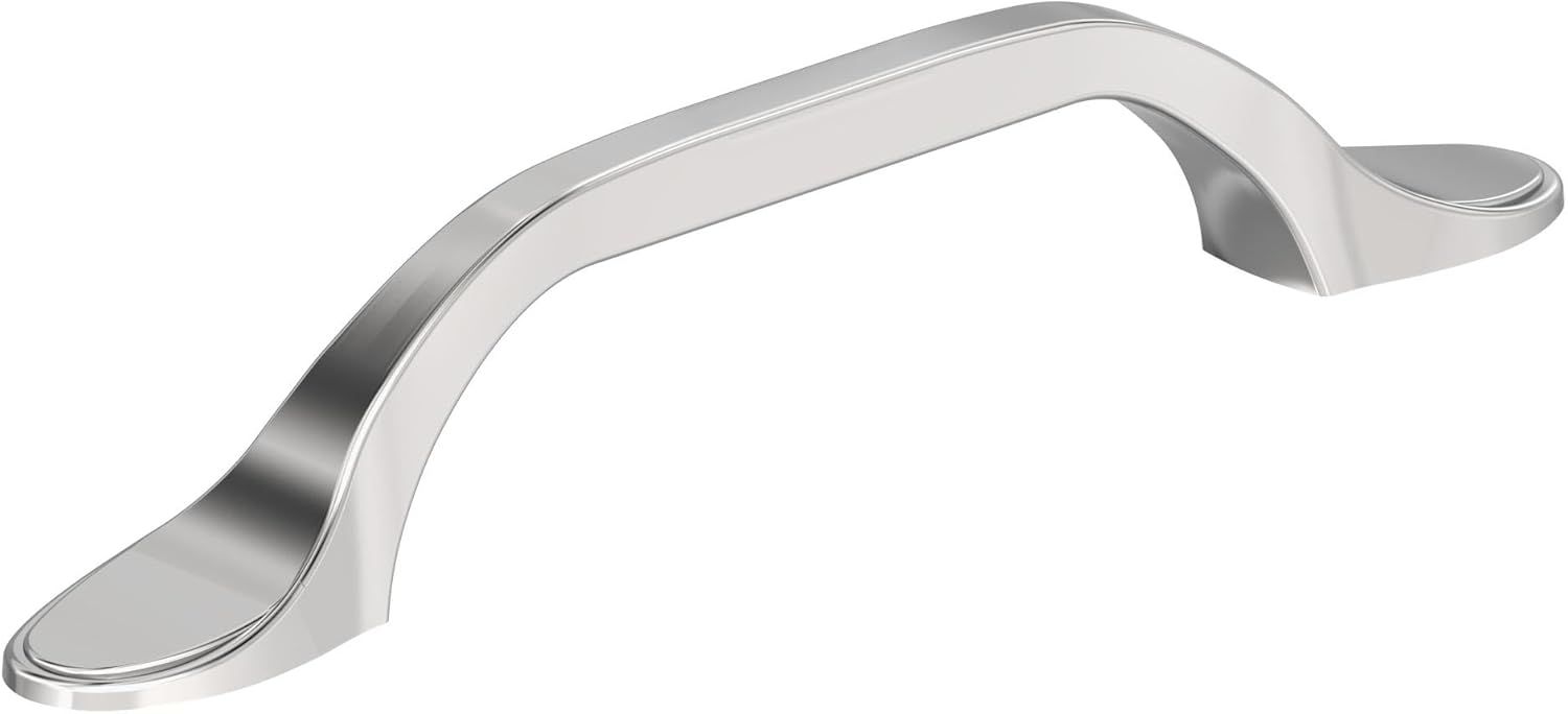 Ravino Polished Chrome Arch Cabinet Pull with Mounting Hardware