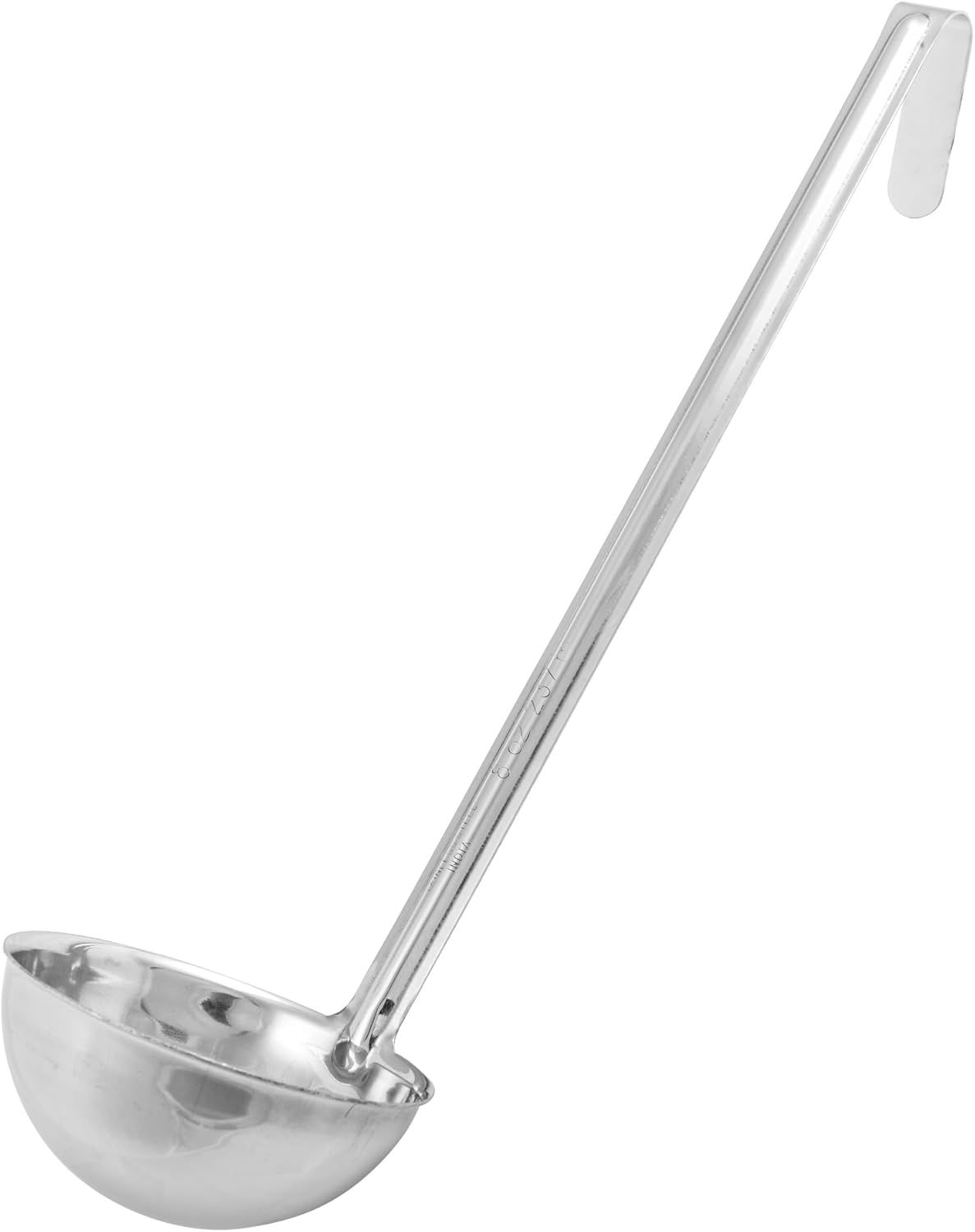 12.5" Stainless Steel Soup Ladle with Hook Handle