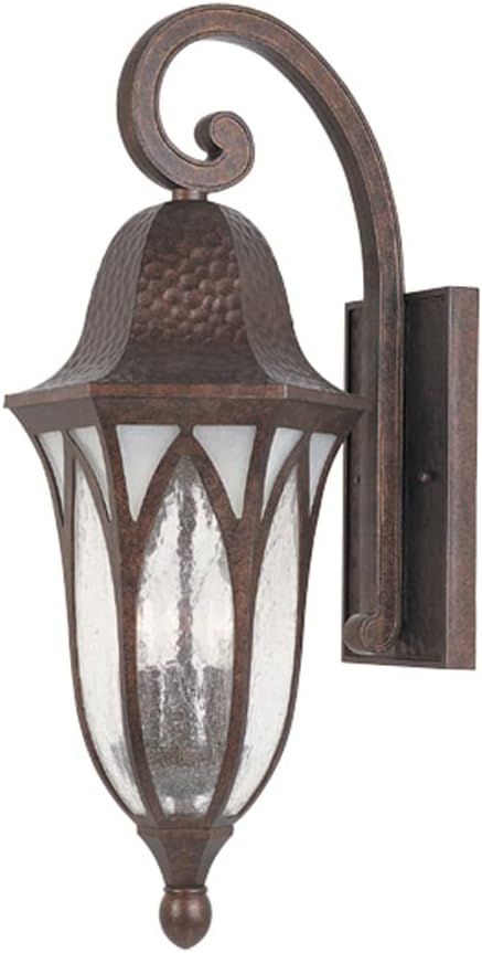 Burnished Antique Copper Outdoor Wall Lantern Sconce