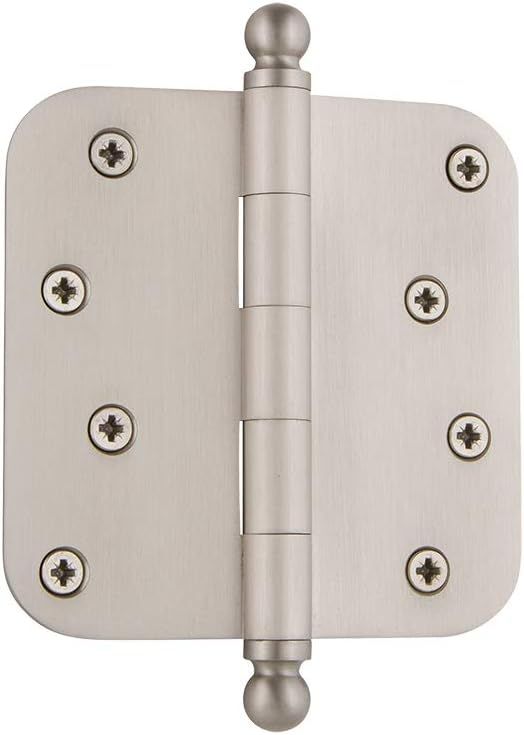 Satin Nickel 4" Ball Tip Residential Door Hinge