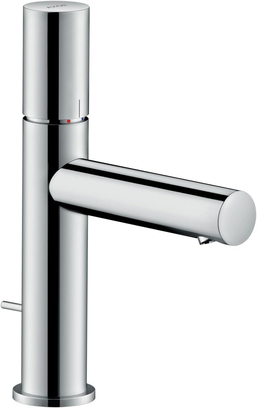 Modern Chrome Single Hole Bathroom Faucet with Brass Handle