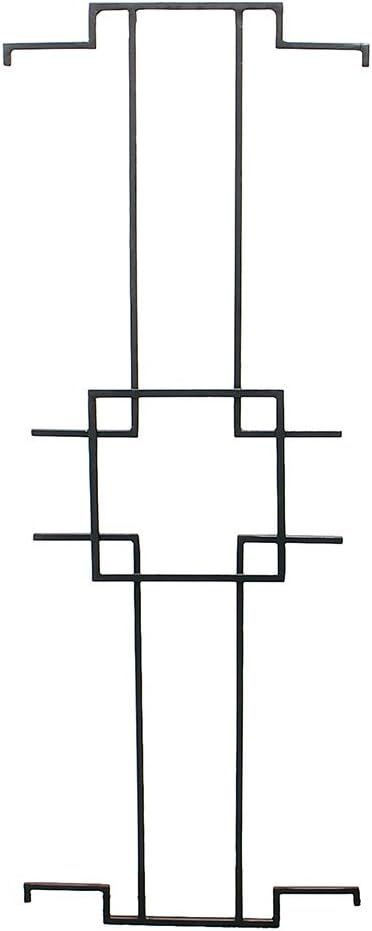 Graphite Metal Garden Trellis Connector Link, 48" Height