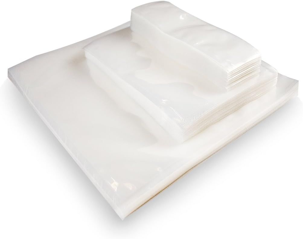 8 x 12 Inch Clear BPA-Free Vacuum Sealer Bags, Pack of 250