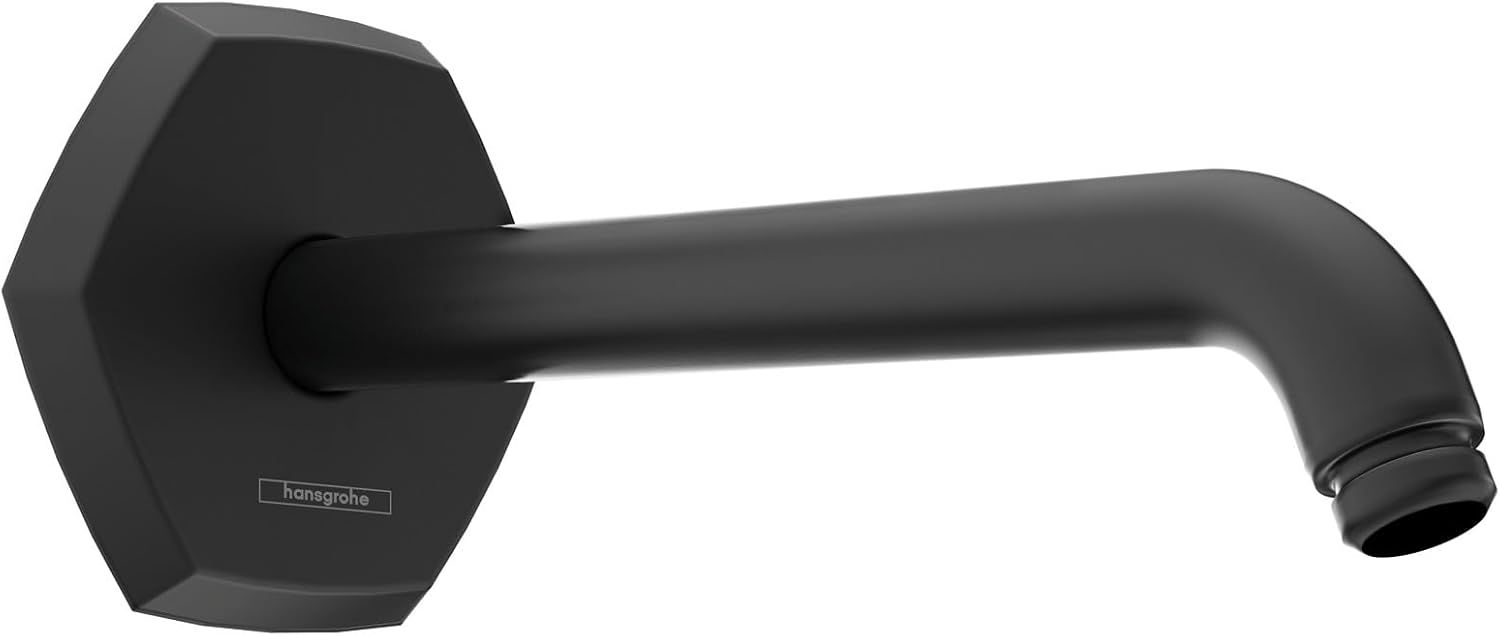 Matte Black 9-Inch Wall-Mount Shower Arm