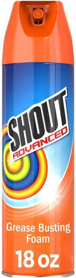 Shout Advanced Grease Busting Unscented Laundry Foam 18oz