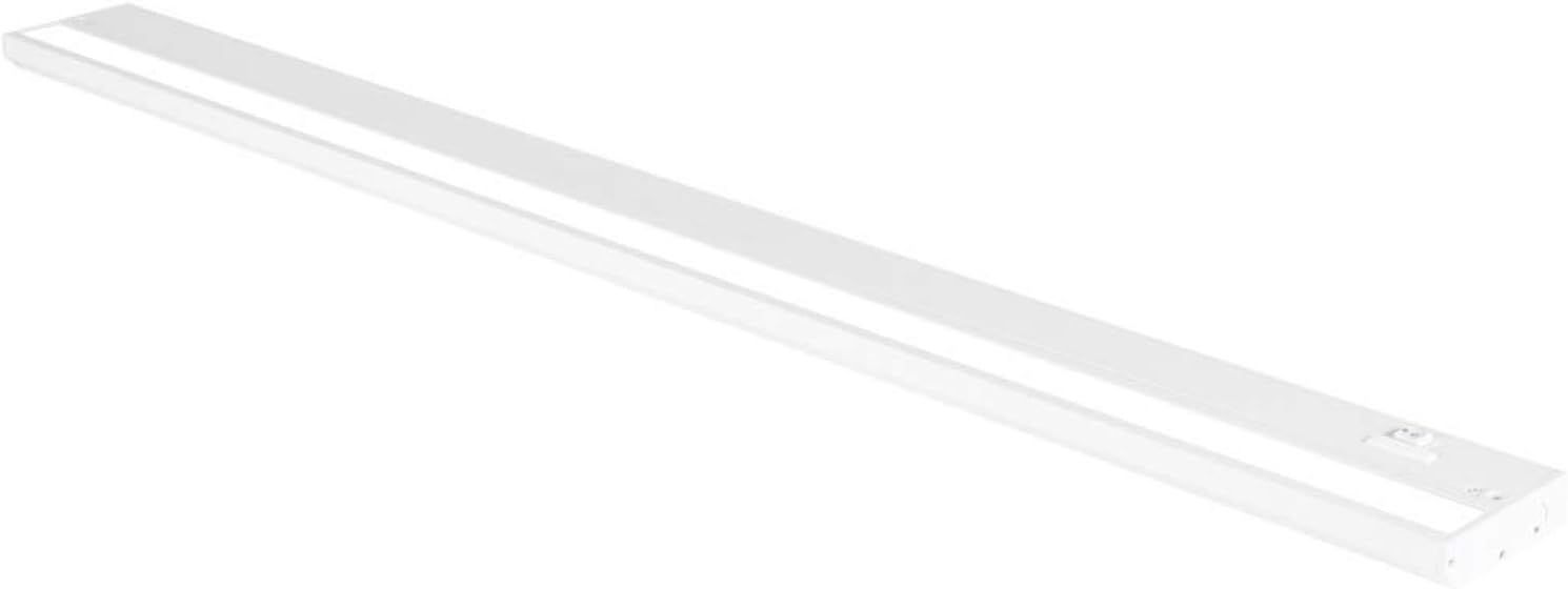 40-Inch White LED Under Cabinet Light with Adjustable Color Temperature