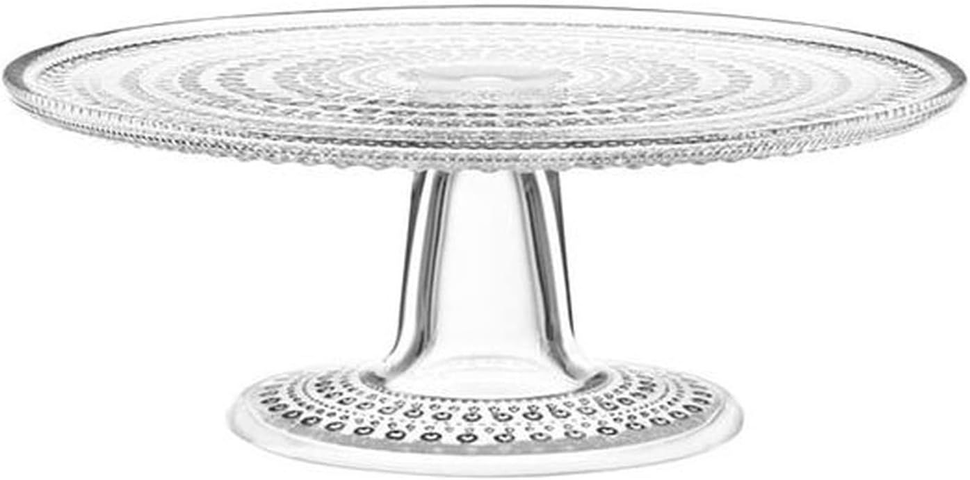 Small Clear Glass Pedestal Cake Stand