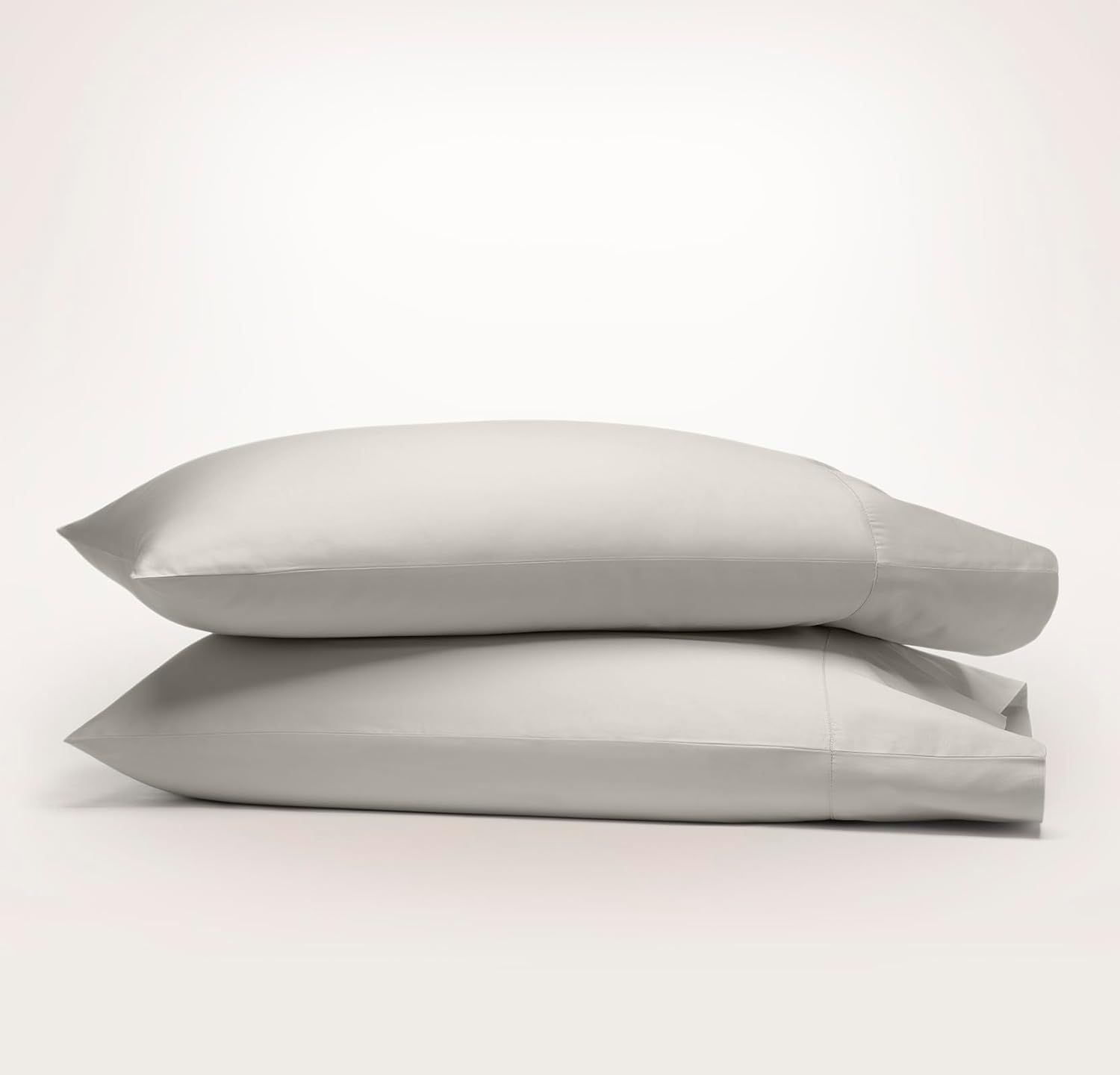 Organic Gray Cotton Standard Pillowcase Set