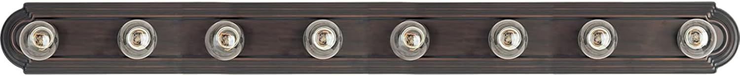 48-Inch Oil Rubbed Bronze 8-Light Dimmable Vanity Fixture