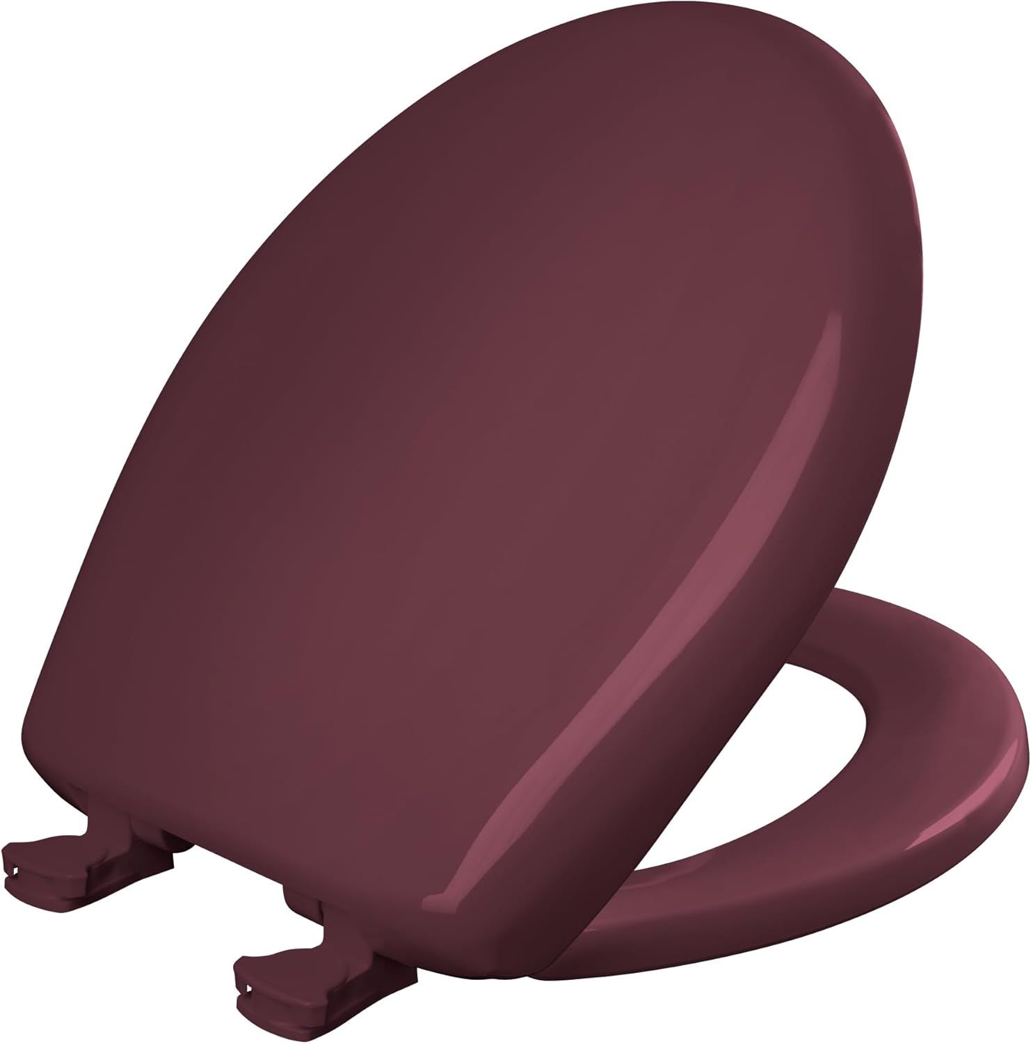 Loganberry Round Durable Plastic Slow Close Toilet Seat