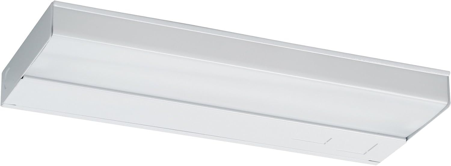 White Fluorescent Bathroom Vanity Light with Acrylic Diffuser