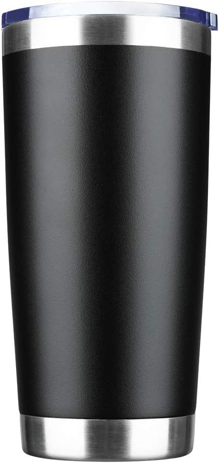 Black Stainless Steel 20 oz Vacuum Insulated Travel Tumbler