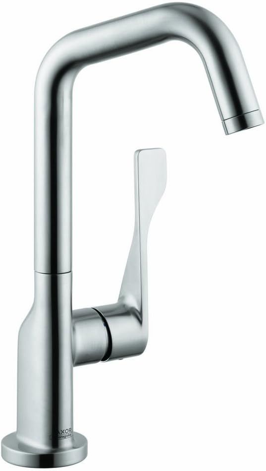 Steel Optik Modern Deck Mounted Bar Faucet