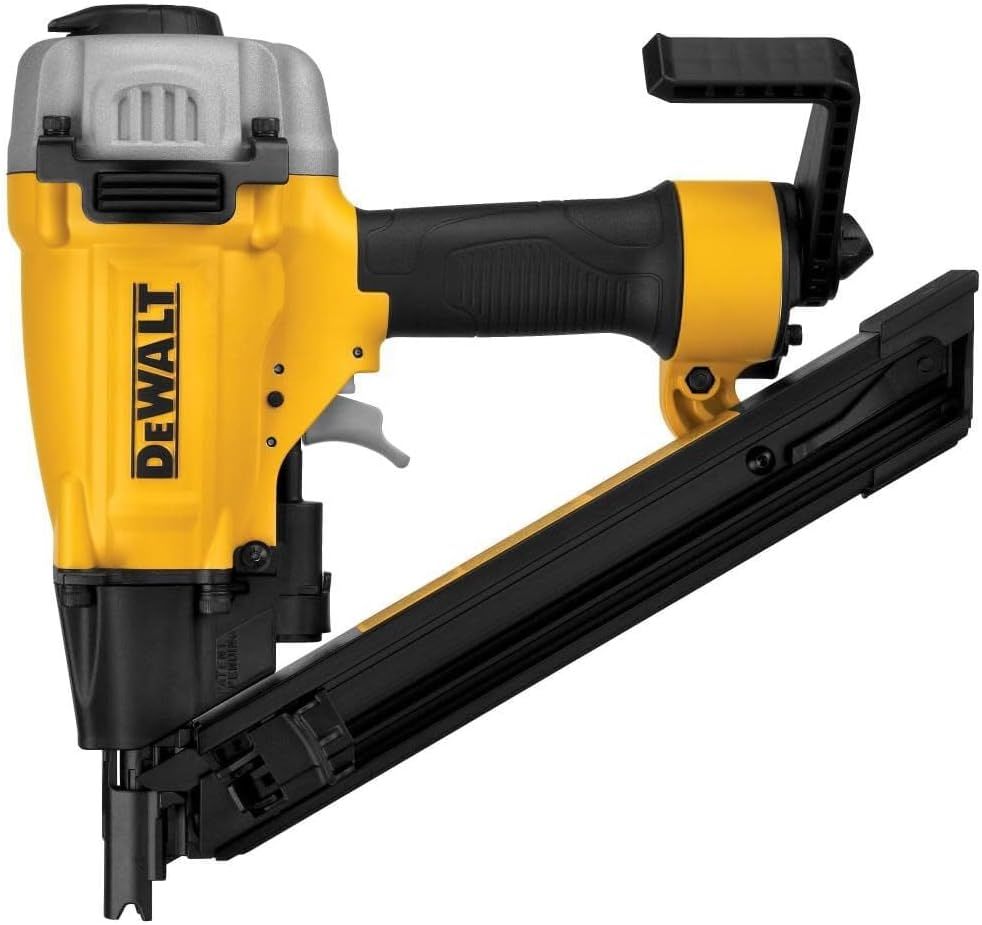 DEWALT Yellow and Black 1.5 Inch Pneumatic Metal Connector Nailer