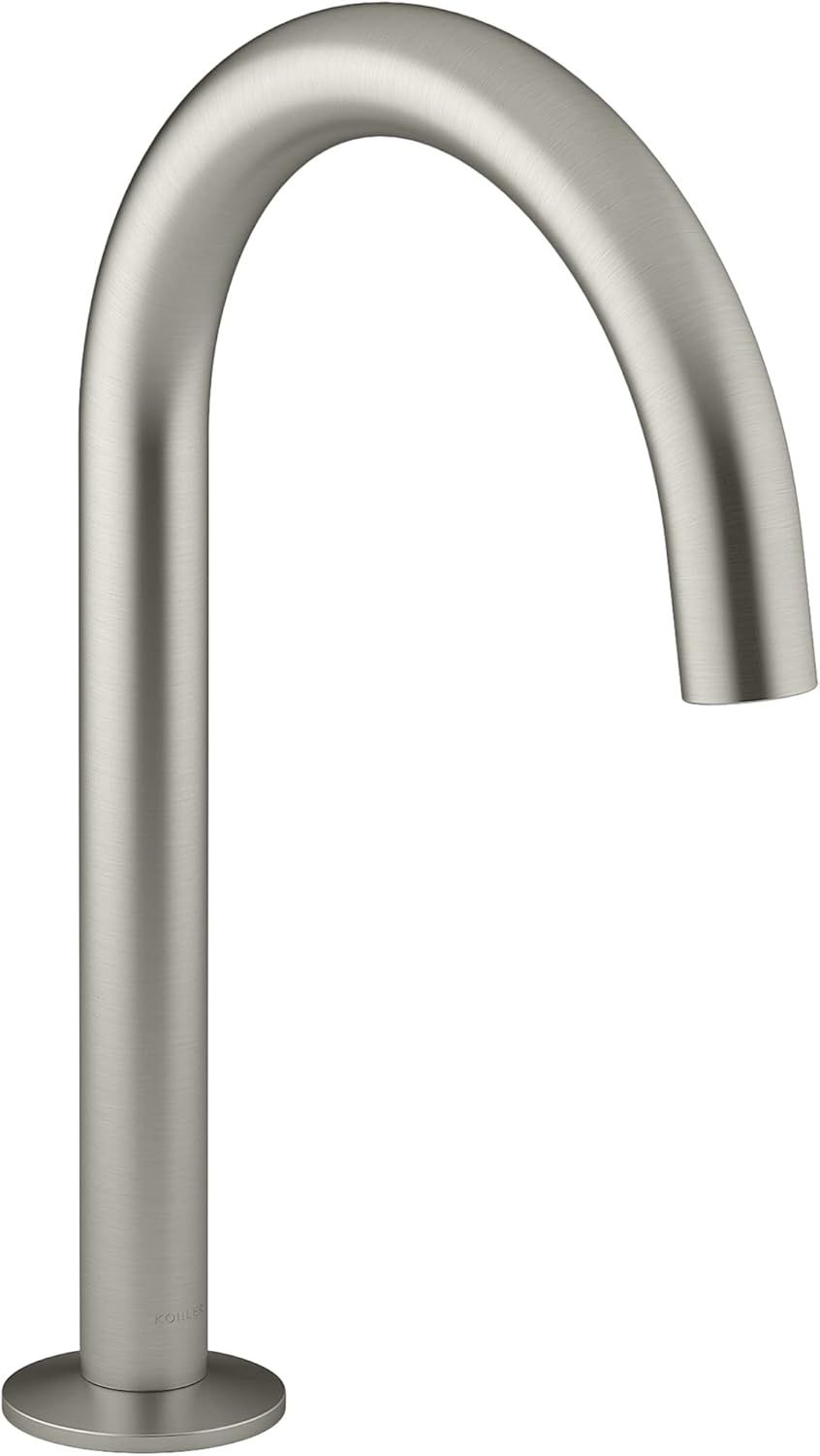 Vibrant Brushed Nickel Wall Mounted Bath Spout