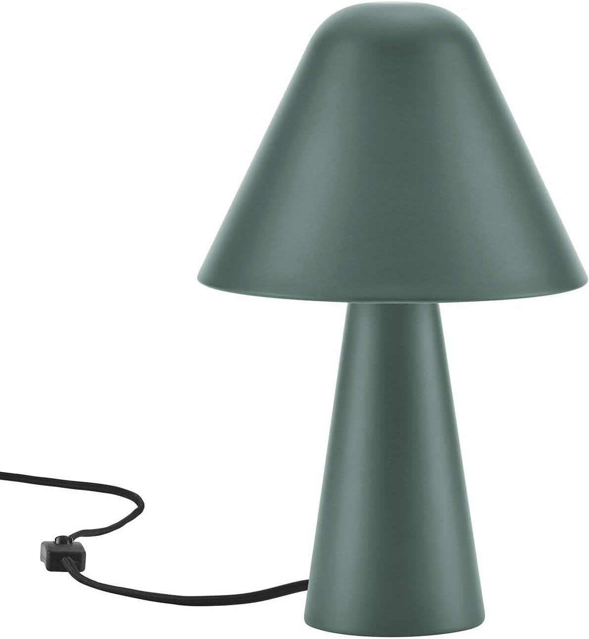 Green Metal Mushroom Adjustable Table Lamp