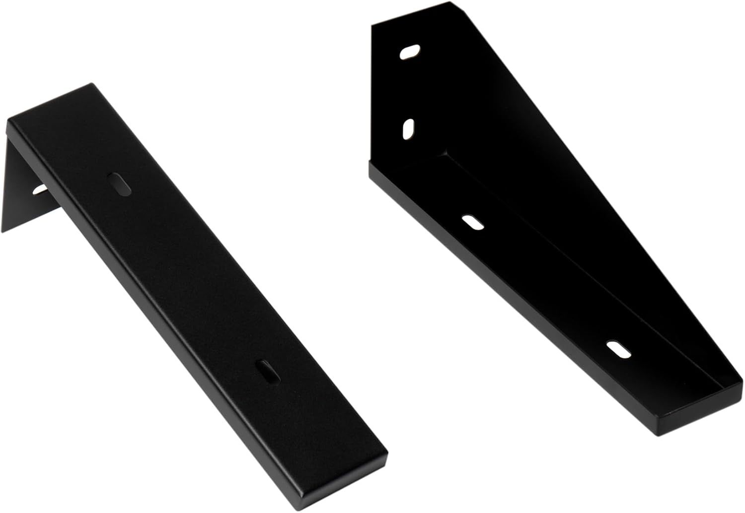 Black Matte Wall Mount Brackets for Concrete Sinks