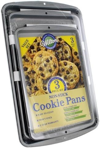 Wilton Non-Stick 3-Piece Cookie Sheet Set