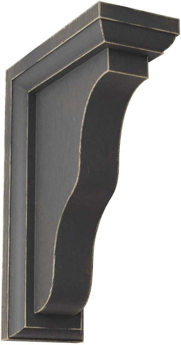 Hamilton Black Solid Wood Vintage Corbel Bracket