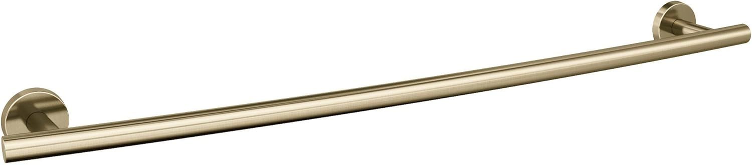 Brushed Bronze 24" Stainless Steel Wall Mounted Towel Bar