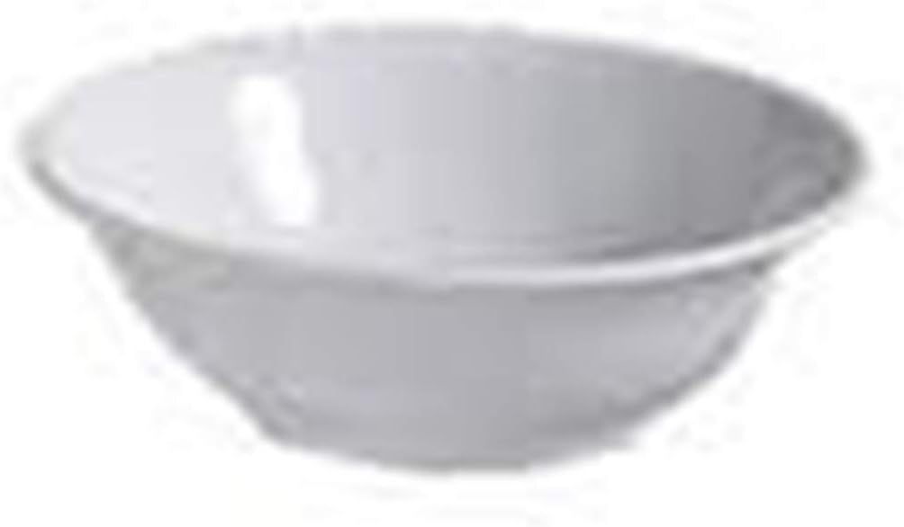 White 7" Melamine Rimless Bowl for Salads and Pasta