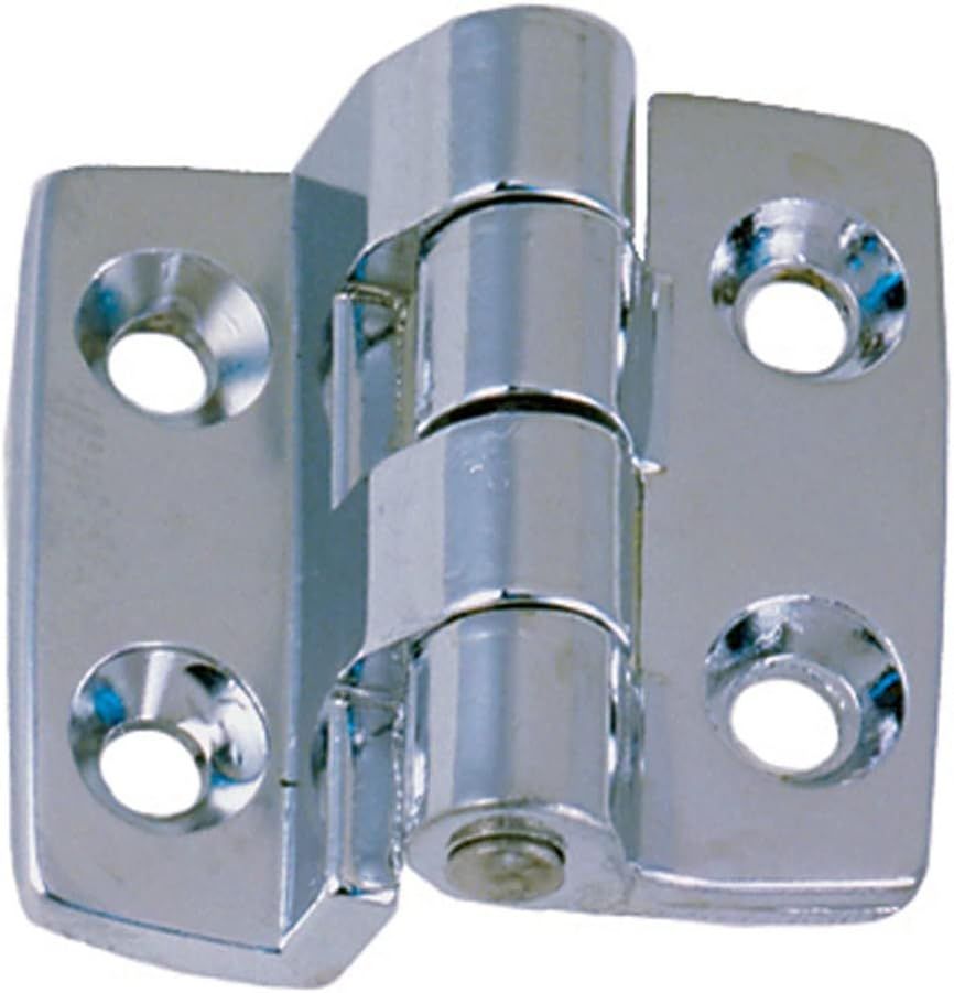 Chrome-Plated Zinc Offset Cabinet Hinge with Fixed Pin