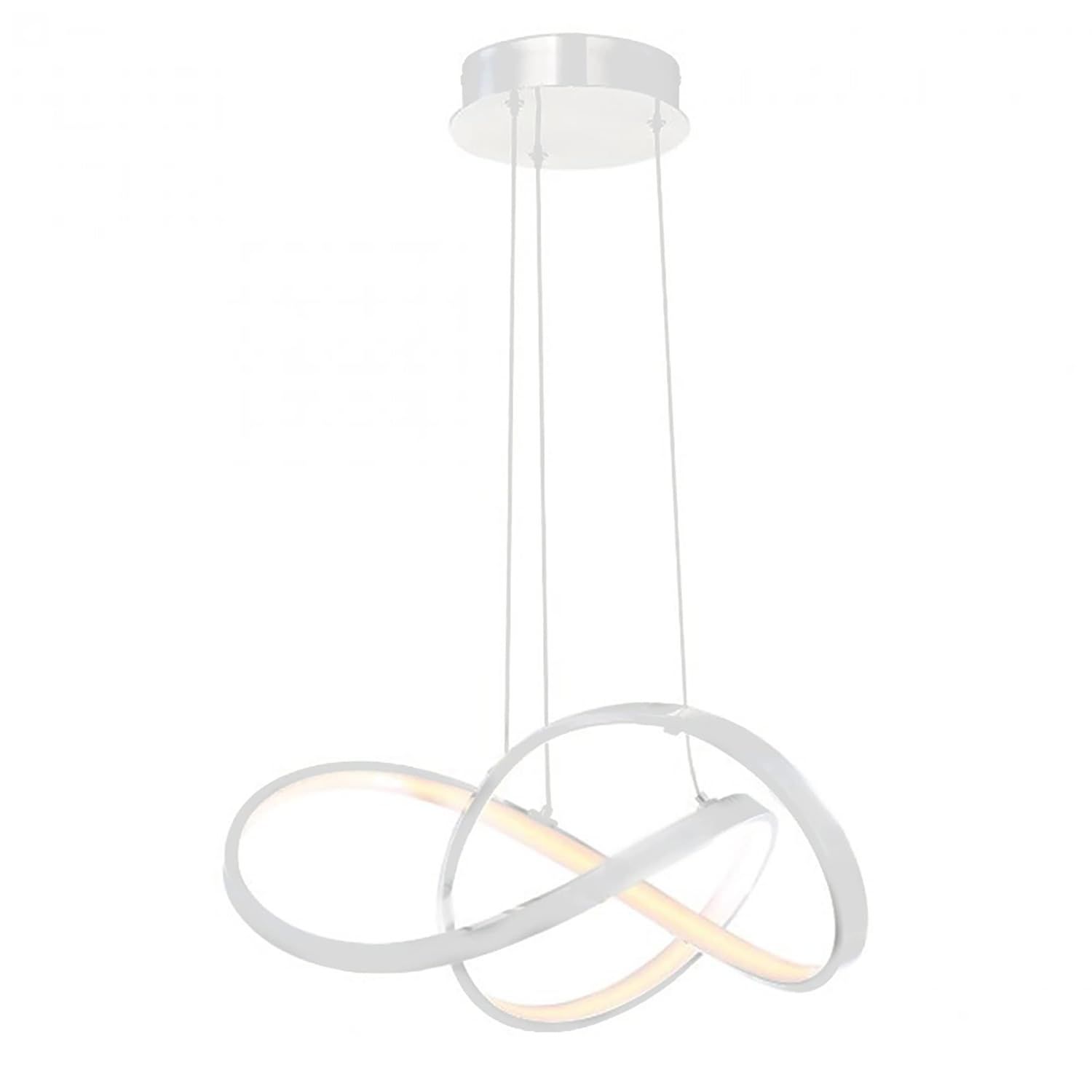 Vornado White Contemporary LED Pendant Light, Energy Star Certified