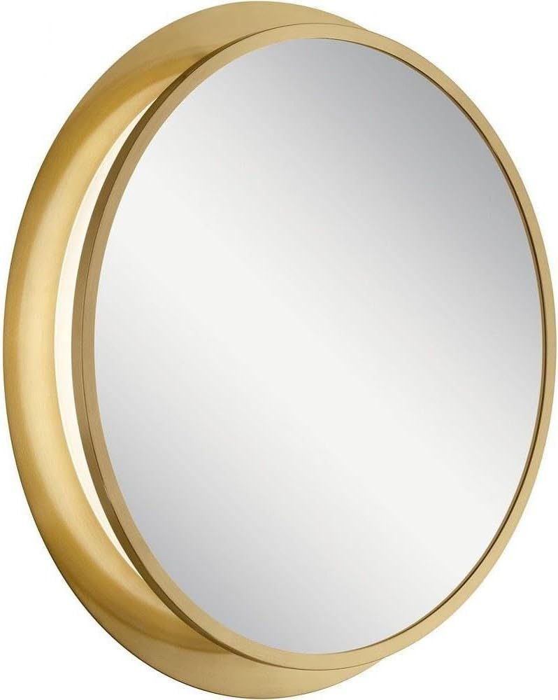 Chennai 30" Champagne Gold LED Integrated Vanity Mirror