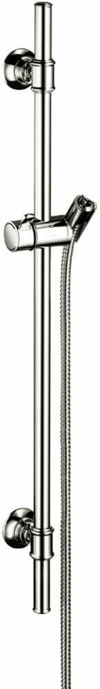 Polished Nickel 32" Modern Wall Slide Bar