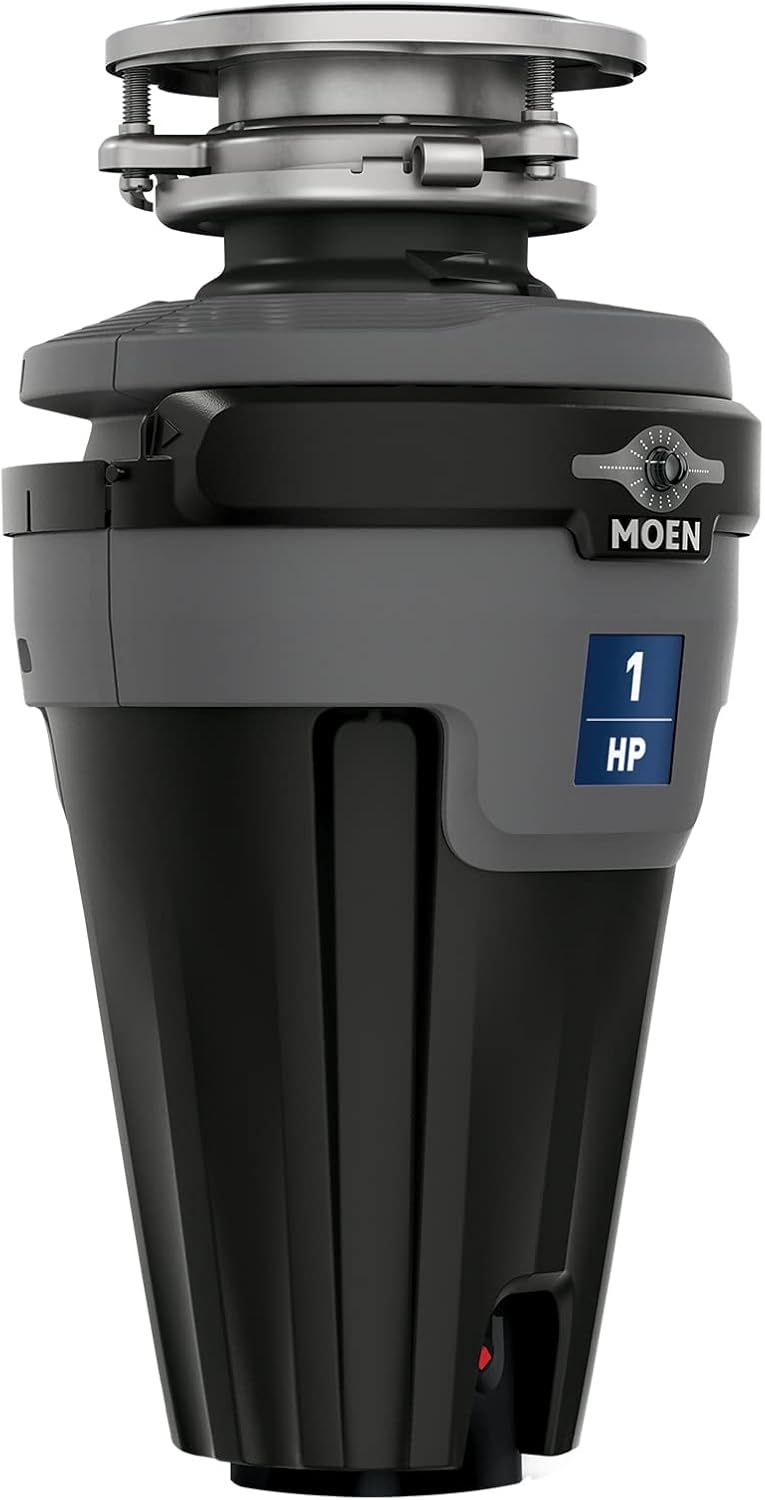 Moen Chef Series 1 HP Continuous Feed Garbage Disposal with LED Lighting