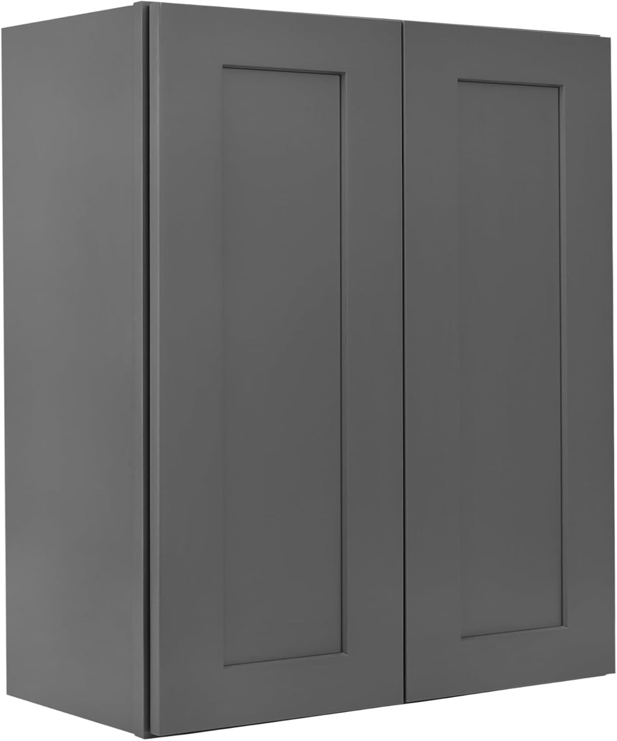 Shaker Grey Plywood Wall Cabinet with Adjustable Shelves