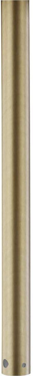 Vintage Brass Ceiling Fan Downrod for High Ceilings