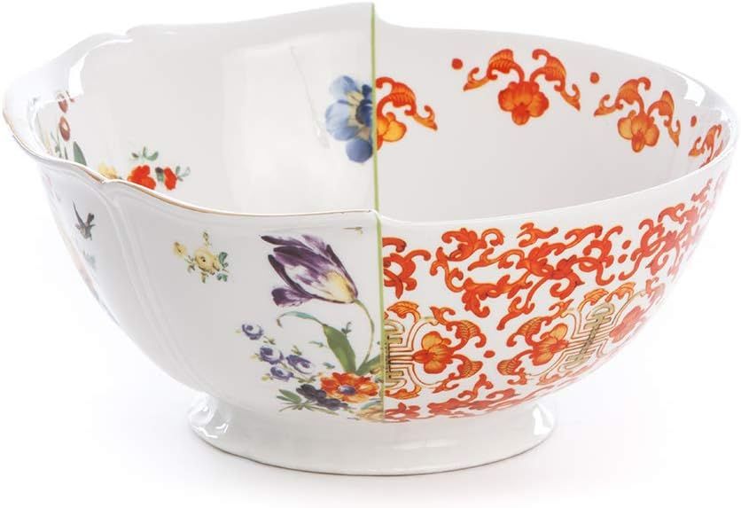 Hybrid Ersilia Multicolor Ceramic Salad Bowl